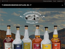 Tablet Screenshot of berkshiremountaindistillers.com
